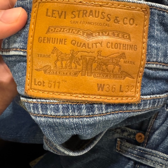 Levi Strauss Slim Fit Jeans 36x32 - Picture 4 of 4